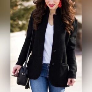 J. Crew Sweater Blazer 100% Cotton SZ M